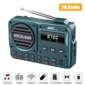 Mini radio portatile con display a LED Ricevitore radio FM Bluetooth 5.4 Supporto radio tascabile di emergenza U Disco TF Card Altoparlante MP3