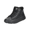 Sneaker GEOX "Geox Sneaker Leder/Synthetik", Gr. 39, schwarz, Leder, Synthetik, casual, Schuhe