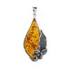Ketten-Anhänger OSTSEE-SCHMUCK "Ostsee-Schmuck Anhänger Jana 52 mm Anhänger Jana 52 mm", weiß, Schmuckanhänger, Damen, 52 x 22mm, Silber 925 (Sterlingsilber), 8.9 g