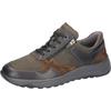Schnürschuh WALDLÄUFER "K-JOHN", Herren, Gr. 6,5 (40), braun (braun, schwarz), Nappaleder, Nubukleder, Veloursleder, sportlich, Schuhe, Komfortschuh, Halbschuh, Sneaker in Extraweite K für den kräftigen Fuß