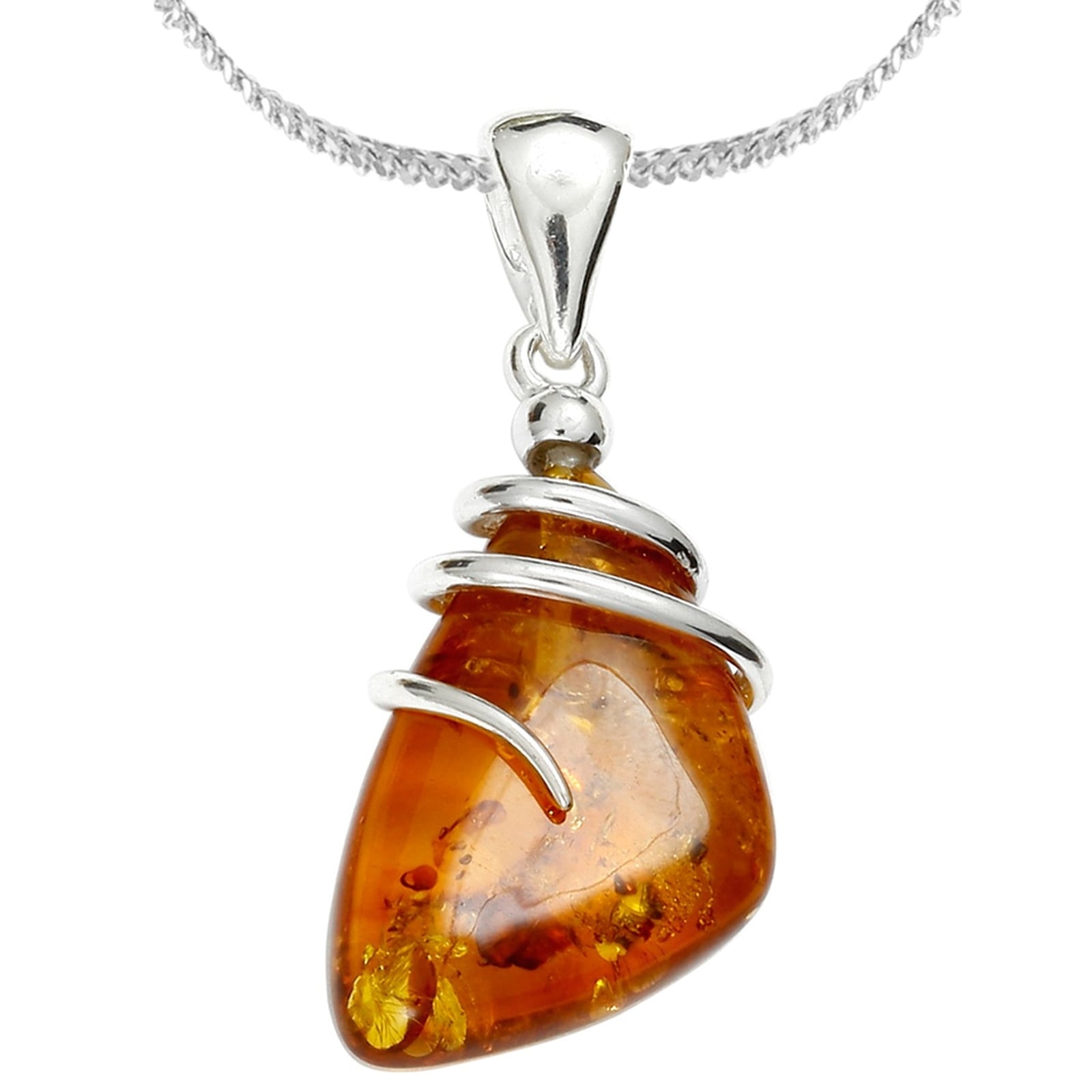 Kette mit Anhänger OSTSEE-SCHMUCK "Ostsee-Schmuck Kette mit Anhänger Danica" Gr. 45, silber, Halsketten, Damen, 45cm, Silber 925 (Sterlingsilber), L: 42