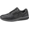 Schnürschuh WALDLÄUFER "K-FABIAN", Herren, Gr. 11 (46), schwarz, Nappaleder, unifarben, casual, Schuhe, Sneaker, Komfortschuh, Halbschuh in Extraweite K für den kräftigen Fuß