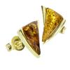 Paar Ohrstecker OSTSEE-SCHMUCK "Ostsee-Schmuck Ohrstecker Imke Ohrstecker Imke", gelb, Ohrringe, Damen, 12 x 9mm, Gelbgold 585