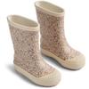 Gummistiefel WHEAT "Wheat Gummistiefel Muddy", Kinder, Gr. 23, Normalschaft, lila flower meadow, 100% Natur-Gummi, Schuhe