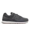 Sneaker NEW BALANCE "ML574", Gr. 38,5, grau (castlerock), Leder, Textil, sportlich, Schuhe