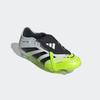 Fußballschuh ADIDAS PERFORMANCE "PREDATOR PRO FOLD-OVER TONGUE FG", Gr. 43, bunt (cloud weiß, core schwarz, lucid lemon), Synthetik, sportlich, Schuhe, geeignet für Rasenplätze