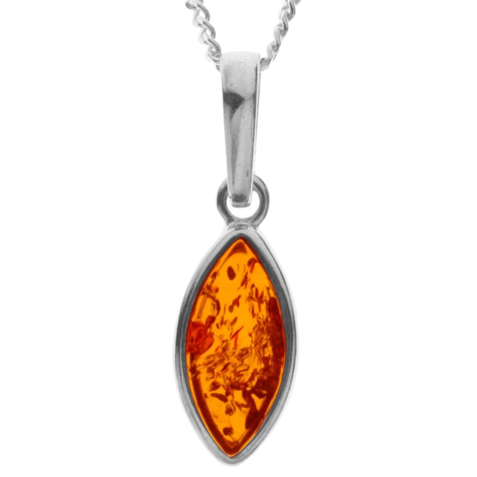 Kette mit Anhänger OSTSEE-SCHMUCK "Ostsee-Schmuck Kette mit Anhänger Tadira" Gr. 42, silber, Halsketten, Damen, 42cm, Silber 925 (Sterlingsilber), L: 42 Image