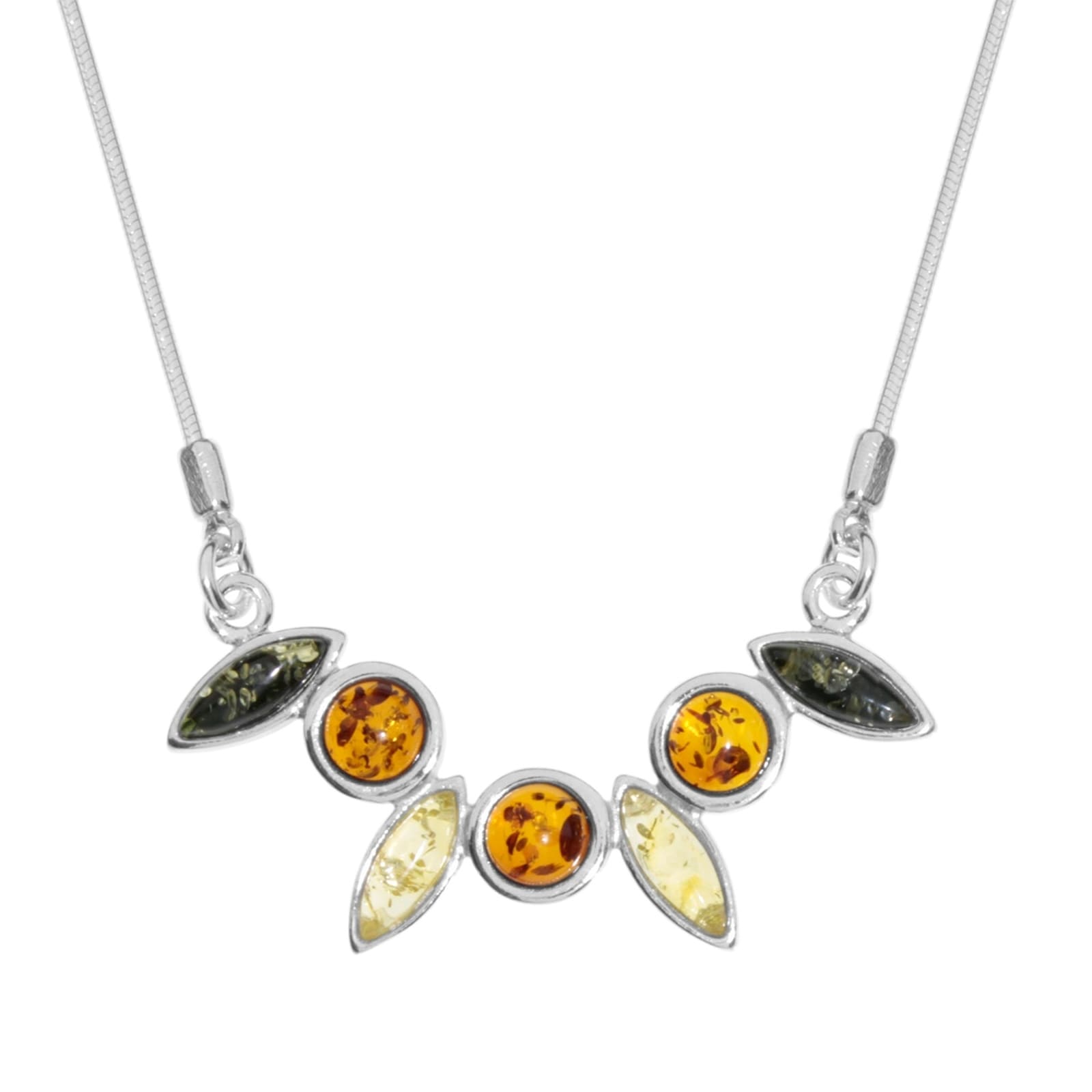 Collier OSTSEE-SCHMUCK "Ostsee-Schmuck Collier Sigrun Collier Sigrun", silber, Halsketten, Damen, 44cm, Silber 925 (Sterlingsilber), L: 44 Image