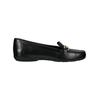 Mokassin GEOX "Geox Mokassin Glattleder", Damen, Gr. 40, schwarz, Glattleder, casual, Schuhe