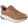 Slip-On Sneaker SKECHERS "BOBS SQUAD 4", Herren, Gr. 48,5, braun, Synthetik, Textil, casual, Schuhe, Trainingsschuh, Sneaker, Schnürschuh zum einfachen reinschlupfen