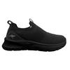 Sneaker KANGAROOS "K-NJ DASH", Gr. 39, schwarz (jet schwarz, mono), Textil, Synthetik, sportlich, Schuhe