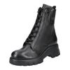 Schnürstiefelette PAUL GREEN "Paul Green Stiefelette Glattleder", Damen, Gr. 42, schwarz, Glattleder, casual, Schuhe