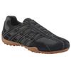 Slipper GEOX "U SNAKE ORIGINAL", Herren, Gr. 41, blau (navy), Veloursleder, Nubukleder, casual, Schuhe, Freizeitschuh, Sneaker mit Geox Spezial Membrane