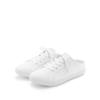 Sabot VIVANCE "Sneaker, Clog", Damen, Gr. 42, weiß, Obermaterial: 100% Textilmaterial. Futter: 100% Textilmaterial. Decksohle: 100% Textilmaterial. Laufsohle: 100% Synthetik, unifarben, casual, Schuhe, zum Reinschlüpfen mit Schnürung VEGAN