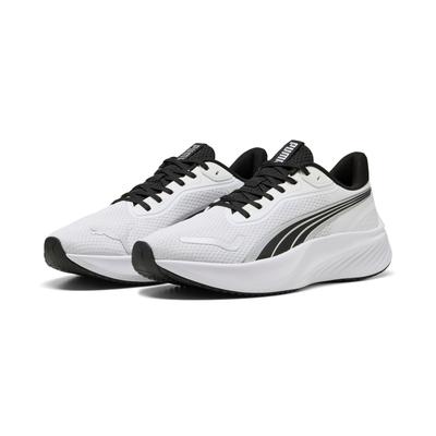 Laufschuh PUMA "POUNCE LITE", Gr. 43, schwarz-weiß (puma weiß, puma schwarz), Textil, sportlich, Schuhe Image