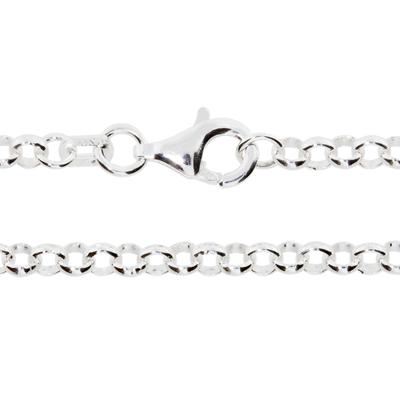 Silberkette OSTSEE-SCHMUCK "Ostsee-Schmuck Kette Erbs 4,0 mm Kette Erbs 4,0 mm" Gr. 80, silber (silberfarben), Halsketten, Damen, 80cm, Silber 925 (Sterlingsilber), L: 42cm