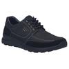 Schnürschuh JOSEF SEIBEL "Marley 51", Herren, Gr. 45, schwarz, Nubukleder, Veloursleder, casual, Schuhe, Sneaker, Komfortschuh mit Wechselfußbett