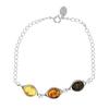 Armband OSTSEE-SCHMUCK "Ostsee-Schmuck Armband Canissa Armband Canissa", silber (silberfarben), Armbänder, Damen, 19cm, Silber 925 (Sterlingsilber)