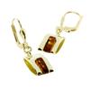 Paar Ohrhänger OSTSEE-SCHMUCK "Ostsee-Schmuck Ohrhänger Zera Ohrhänger Zera", gelb, Ohrringe, Damen, 30 x 7, Gelbgold 333