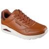 Sneaker SKECHERS "UNO - HARRY KANE", Herren, Gr. 42, braun, Leder, casual, Schuhe, Keilsneaker, Sneaker mit Luftkissen