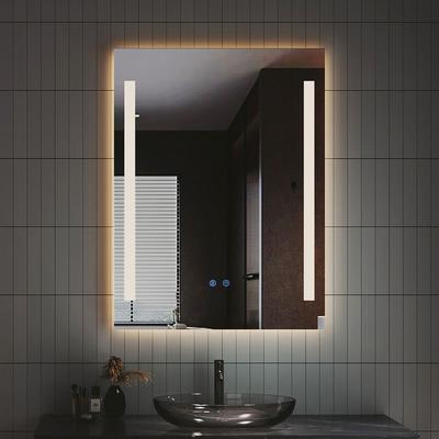 Badezimmer Spiegel mit Beleuchtung Lichtspiegel led IP44 Antibeschlag Einfach Install Image