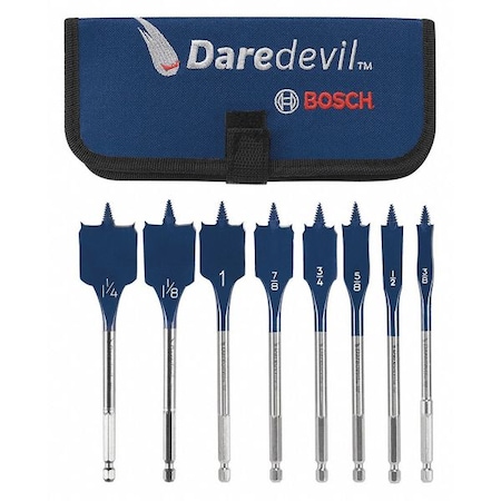 BOSCH DSB5008P Wood Drilling Spade Bit Set,8 Pieces