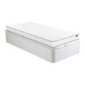 Set 90 x 190 cm rete contenitore Bianco + materasso schiuma sp. 12 cm - ASTYANAX II di YSMÉE