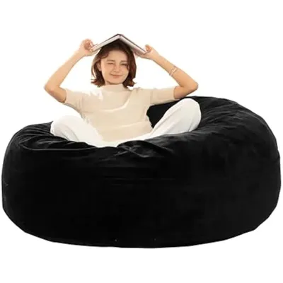 Bean Bag Sofa, 5FT for Adults Oversize Floor Beans Bags ,Memory Foam Giant Beans Bags, Lounger Versatile Design, Beans Bag Sofas