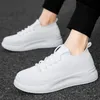 Männer Schuhe Mesh Atmungsaktive Dünne Schwarze Wanderschuhe Unisex Slip-On Licht Bequeme Halbschuhe Frauen Schuhe Turnschuhe Große Größe 36-45