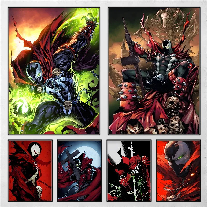 1pc S-Spanien Poster Selbstklebende Kunst Wasserdichte Papier Aufkleber Kaffee Haus Bar Zimmer Wand Dekor