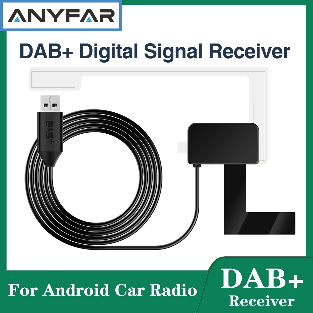 NUOVA Auto DAB + Box Ricevitore di Segnale Digitale DAB + Ricevitore Antenna Antenna Interfaccia USB Portatile Per Android Autoradio Stereo