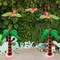 Hawaiianische Party Dekoration Palme Flamingo PVC Aufblasbare Spielzeug Tropische Vogel Luftballons Luau Sommer Strand Geburtstag Party Supplies