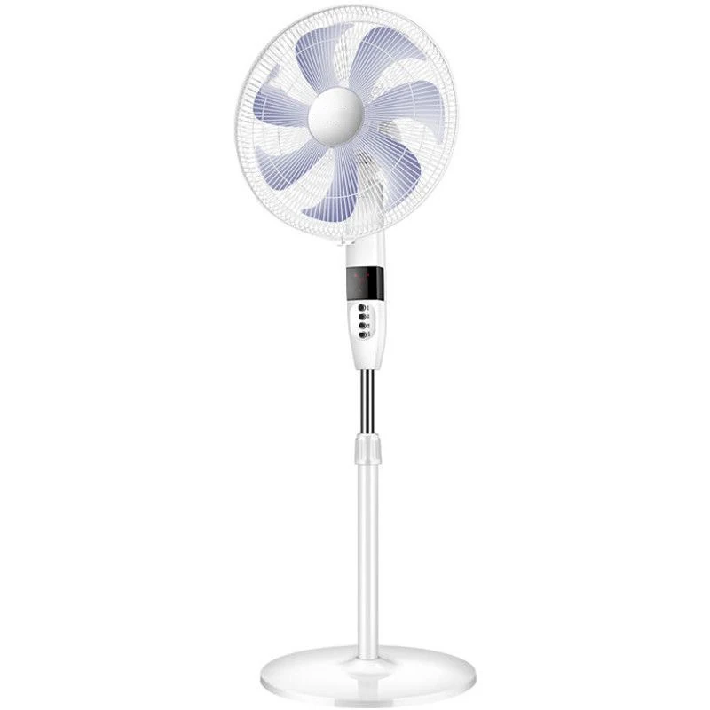 Elektrischer Ventilator, Bodenventilator, Haushalt, stumm, Kopfschütteln, mechanisches Timing, Desktop, vertikaler Schlafsaal, energiesparend, industriell Image