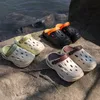 Frauen Mode Chunky Plattform Sandalen 2025 Dicke Sohle Eva Clogs Garten Schuhe für Frauen Im Freien Rutschfeste Strand Hausschuhe Große größe