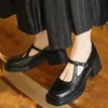 Retro frauen Brogue Leder Schuhe Frühling runden Kopf Geschnitzte Mary Jane Schuhe Frauen Oxfords frauen Schuhe Damen Leder weibliche