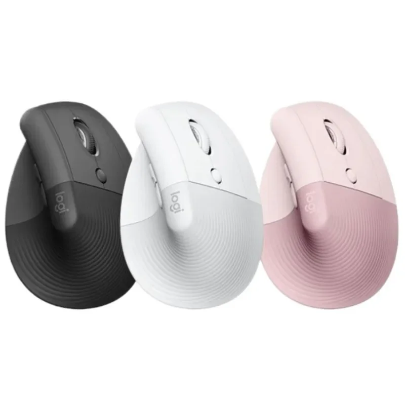 Logitech Lift Vertical Ergonomische Maus Wireless – Bluetooth für PC, Mac, Laptop | Mehrgeräte, Handgelenkschmerzen reduzieren, bequemer Griff