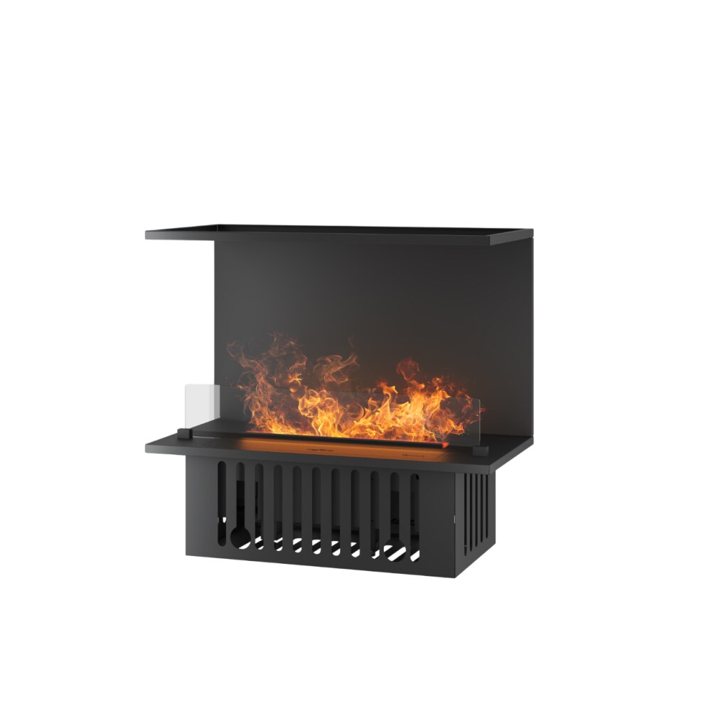 SOLOLED Inside C800 Einbau-Wasserdampfkamin mit mehrfarbiger Flamme, 3D-Effekt und App-Steuerung, 1,2-l-Tank - 80 cm Image