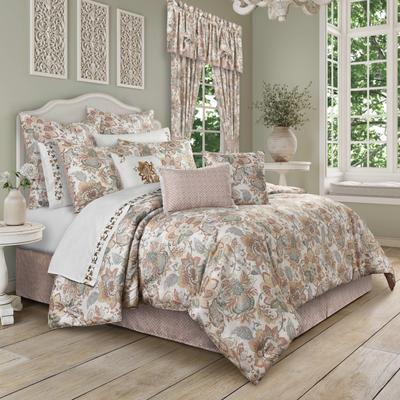 Janessa Comforter Set by Royal Court in Spice (Size QUEEN)