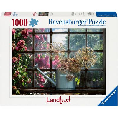 Puzzle RAVENSBURGER "Getrockneter Allium in der Gießkanne", bunt, Puzzles, KinderB:70cm H:50cm, Pappe, Motiv, Made in Germany, B:70cm H:50cm