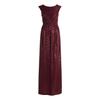 Overall VERA MONT "Vera Mont Jumpsuit im Glitzer-Look", Damen, Gr. 44, Normalgrößen, rot (rot, grau), Jersey, Obermaterial: 86% Polyamid, 9% Polyester metallisiert, 5% Elasthan. Futter: 100% Polyester., elegant, figurbetont, Rundhals, Overalls