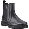 Hush Puppies Liana Leder Stiefel für Mädchen in Schwarz