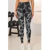 Damen Tie-Dye Hohe Taille Aktivleggings