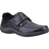 Hush Puppies Douglas Leder Herren Schwarz Mokassins Schuhe
