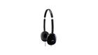 JVC FLATS Lightweight Folding Headphones, Black