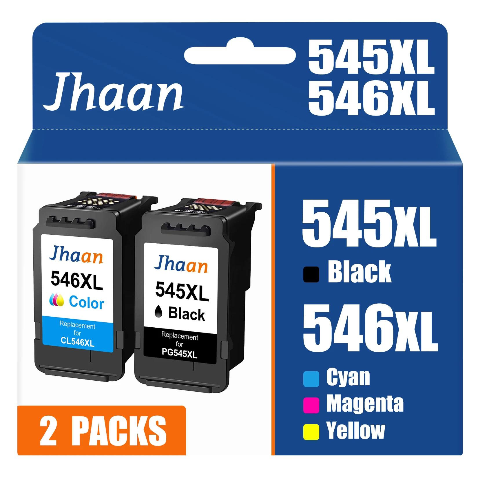 Jhaan PG-545XL CL-546XL pour cartouches d