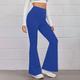 Per donna Gamba larga Chinos Casual Lunghezza al polpaccio Naturale Semplice Gamba larga Comodo Traspirabilità Casual Quotidiano Nero Bianco Giallo Rosa Primavera Autunno Vestibilità regolare