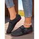 mocassini da donna con punta larga e fiori – comode scarpe casual a piedi nudi con punta tonda e fiore decorativo per donne con piedi larghi, perfette per lavoro, passeggiate e camminate leggere