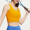 Per donna Tinta unita Maglia da tennis Canotta da tennis Reggiseno sportivo 1 Pezzo Senza Maniche Incrociato Sportivo Riduce lo sfregamento Alta elasticità Professionale Tennis Corsa Fitness Spallina