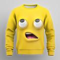 Per uomo Cartoni animati 3D Felpa Maglia Manica Lunga Felpa Girocollo Esagerato Casual Stampa 3D Feste Abbigliamento casual alla moda Tutte le stagioni