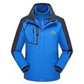 Per donna Giacca con Cappuccio Giacca da escursionismo Giacche 3-in-1 da escursionismo Esterno Calore Termico Impermeabile Antivento Pile staccabile Abbigliamento da trekking Abbigliamento da trekking